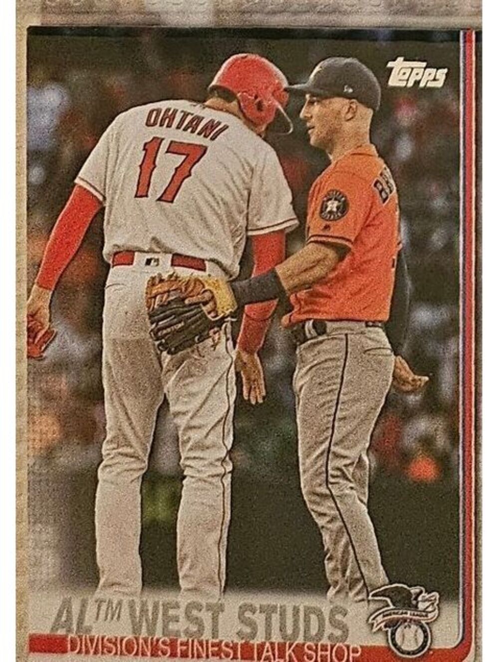 Shohei Ohtani / Alex Bregman - 2019 Topps #266 - AL West Studs - Angels/Astros